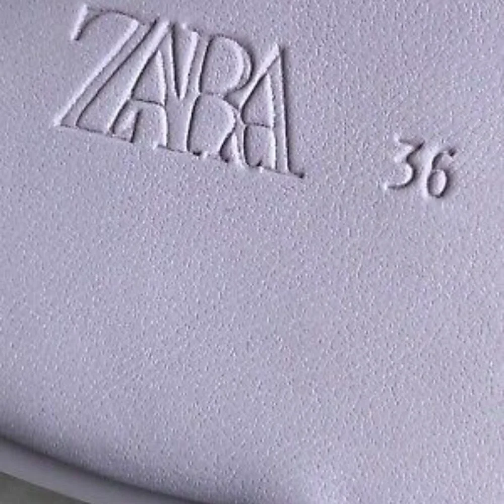 ZARA GIRL SANDALS PURPLE SIZE 6  / 2613/731/081